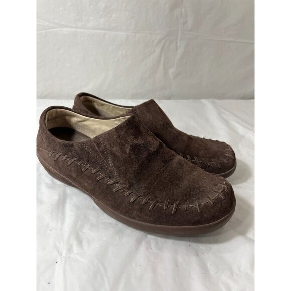 Merrell Women's Wild Senna Espresso  Brown Suede  Moccasin Loafers Size 6 - Picture 3 of 11